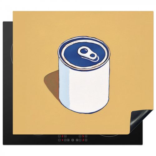 Inductie beschermer - Blikje - Minimalistisch - Blauw - Illustratie