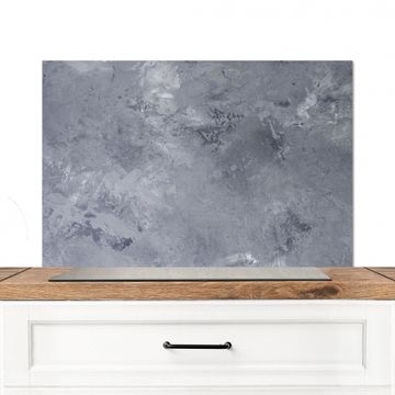 Spatscherm Aluminium - Wolken van Beton