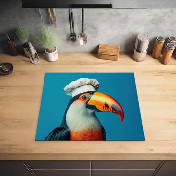 Inductie beschermer - Toekan - Papegaai - Vogel - Koksmuts