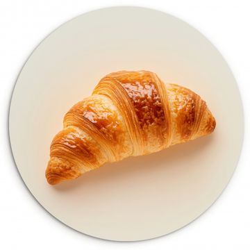 Muurcirkel - Croissant - Brood - Beige