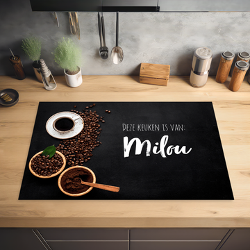 Inductie beschermer - Koffie