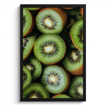 Poster met lijst - Kiwi - Fruit - Groen
