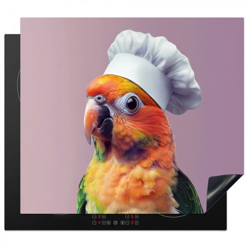 Inductie beschermer - Papegaai - Koksmuts - Nieuwsgierig - Vogel
