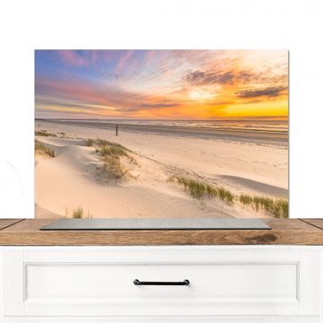Spatscherm Aluminium - Avondgloed over Duin en Zee