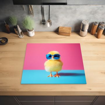 Inductie beschermer - Kuiken - Zonnebril - Blauw