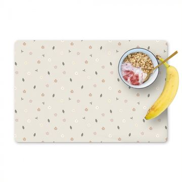 Placemat vinyl - Zacht Bloemenmozaïek