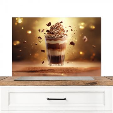Spatscherm Aluminium - Dessert - Chocolade - Zoet - Eten