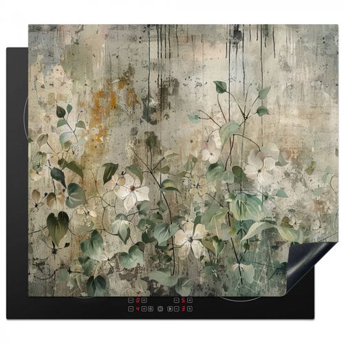 Inductie beschermer - Bloemen - Bladeren - Abstract - Modern