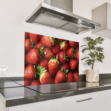 Spatscherm Aluminium - Aardbei - Fruit - Rood