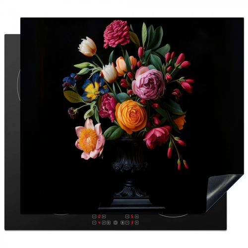 Inductie beschermer - Boeket - Romantisch - Kleurrijk