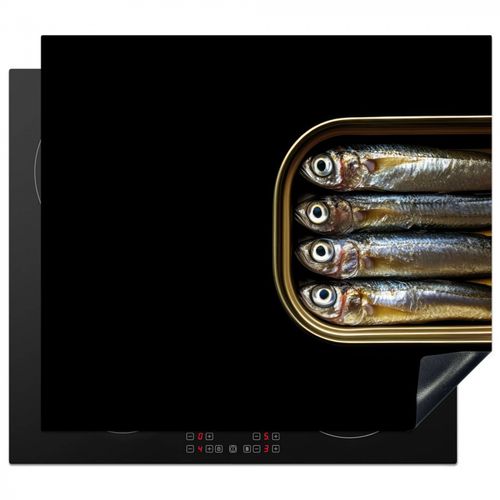 Inductie beschermer - Sardines - Blik - Zwart - Vissen