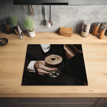 Inductie beschermer - Hartje - Cocktail - Espresso Martini - Hand