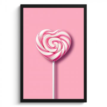 Snoep - Lolly - Hart- Roze