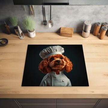Inductie beschermer - Bruin - Kok - Hondje