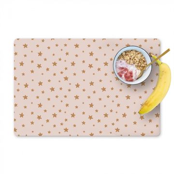 Placemat vinyl - Sterren - Beige - Patronen - Kind