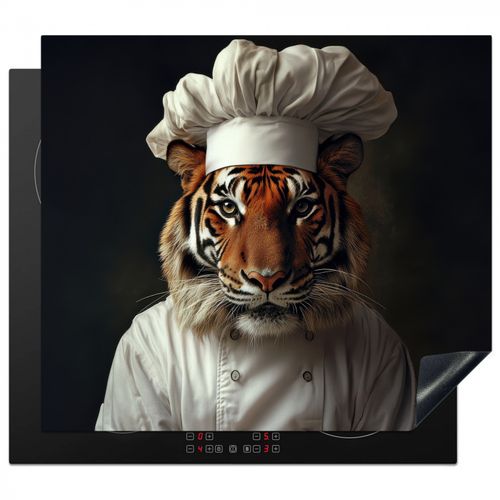 Inductie beschermer - Tijger - Kokskleding - Bruin