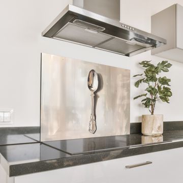 Spatscherm Aluminium - Lepel - Verf - Zilver