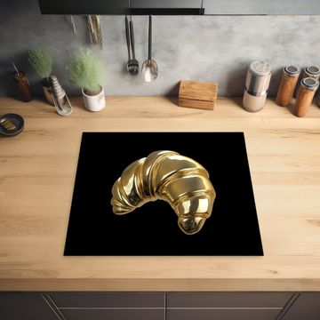 Inductie beschermer - Croissant - Brood - Goud - Zwart