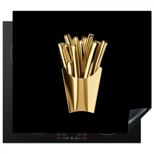 Inductie beschermer - Friet - Goud - Chrome - Eten
