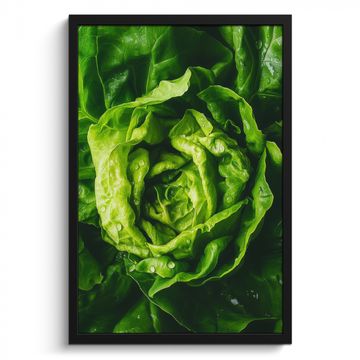 Poster met lijst - Groente - Sla - Groen