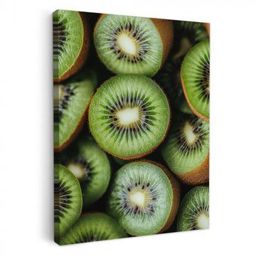 Canvas schilderij - Kiwi - Fruit - Groen