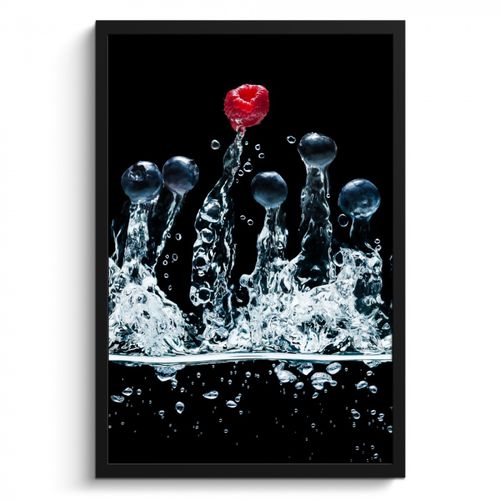Poster met lijst - Bessen Splash Symfonie