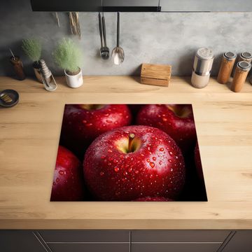 Inductie beschermer - Rood - Appels - Fruit