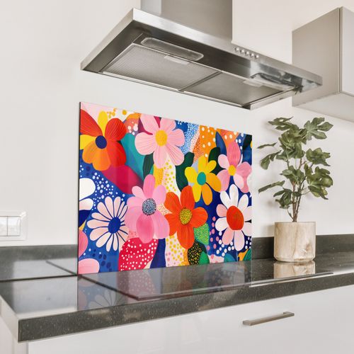Bloemen - Kleurrijk - Stippen