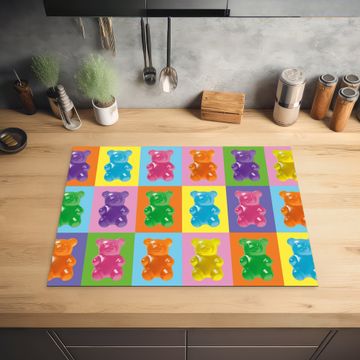 Inductie beschermer - Art- Snoep - Kleurrijk