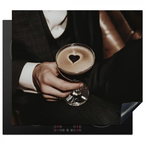 Inductie beschermer - Hartje - Cocktail - Espresso Martini - Hand