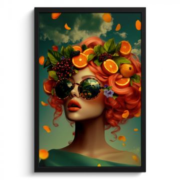Vrouw - Sinaasappel - Bessen - Oranje