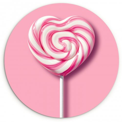 Snoep - Lolly - Hart- Roze