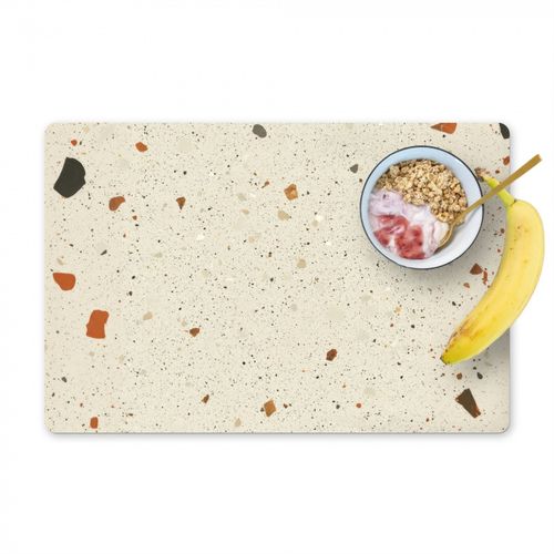 Placemat vinyl - Terrazzo - Decoratie - Tegels - Patronen