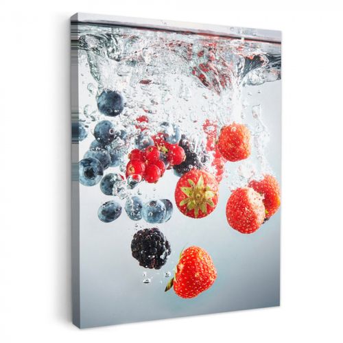 Canvas schilderij - Bosvruchten Onderdompeling