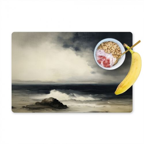 Placemat vinyl - Zee - Rotsen - Storm