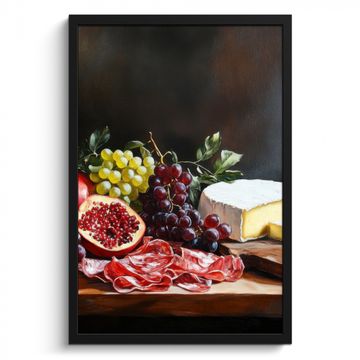 Poster met lijst - Borrelplank - Stilleven - Vintage