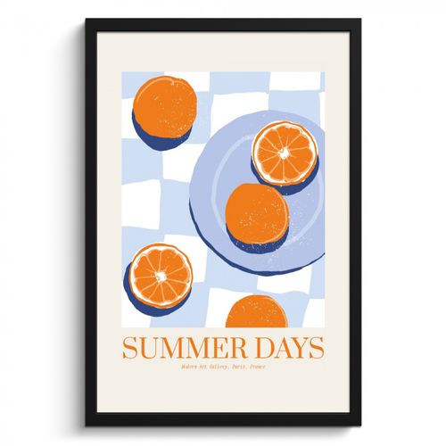 Poster met lijst - Zonovergoten Citrus