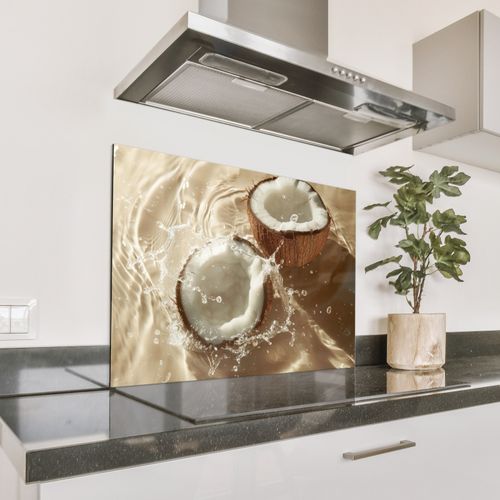 Spatscherm Aluminium - Kokosnoot - Water - Beige - Spetters