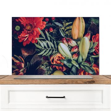 Spatscherm Aluminium - Herfstboeket in Fluweel