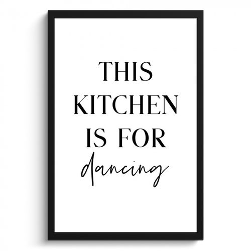 Poster met lijst - Dansende Keuken