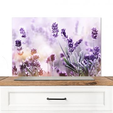 Spatscherm Aluminium - Lavendel Lichtspel