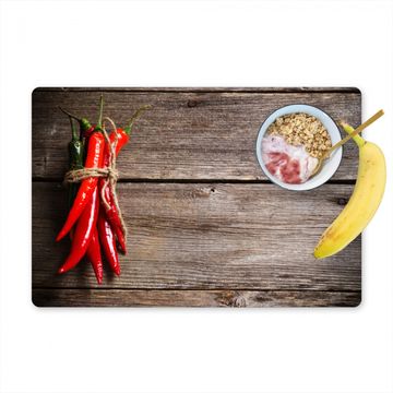 Placemat vinyl - Vurige Chili Knopen