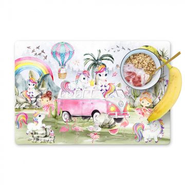 Placemat vinyl - Betoverend Eenhoorn Festival