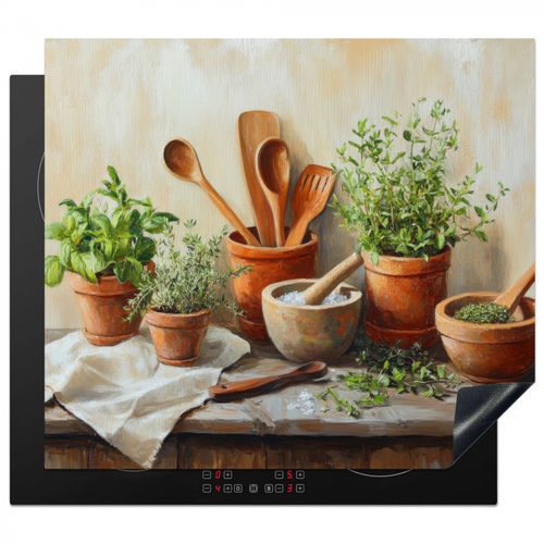 Potten - Kruiden - Hout