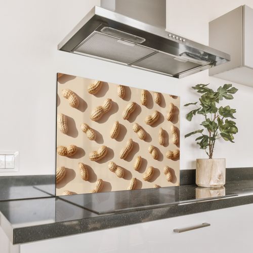 Spatscherm Aluminium - Pinda's - Patroon - Beige