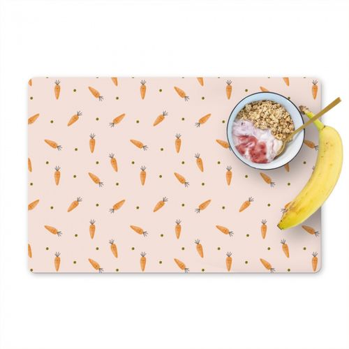 Placemat vinyl - Vrolijke Worteltjes
