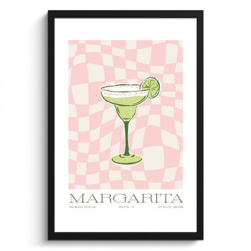 Poster met lijst - Speelse Patronen en Smaken