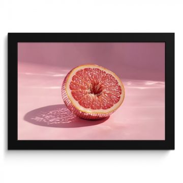 Poster met lijst - Fruit - Roze - Disco - Shiny