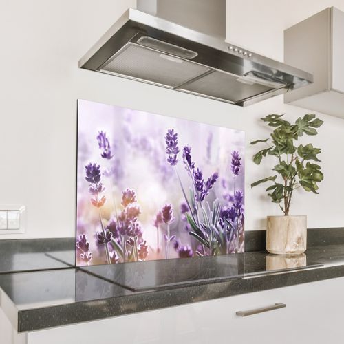 Spatscherm Aluminium - Lavendel Lichtspel