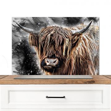 Spatscherm Aluminium - Natuurlijke Kunst